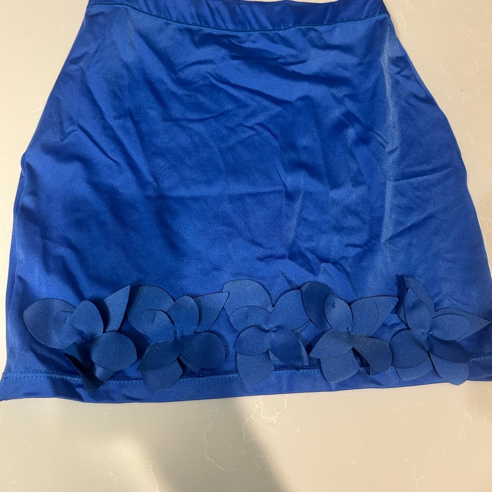 Elegant Blue Women's Swim Coverup